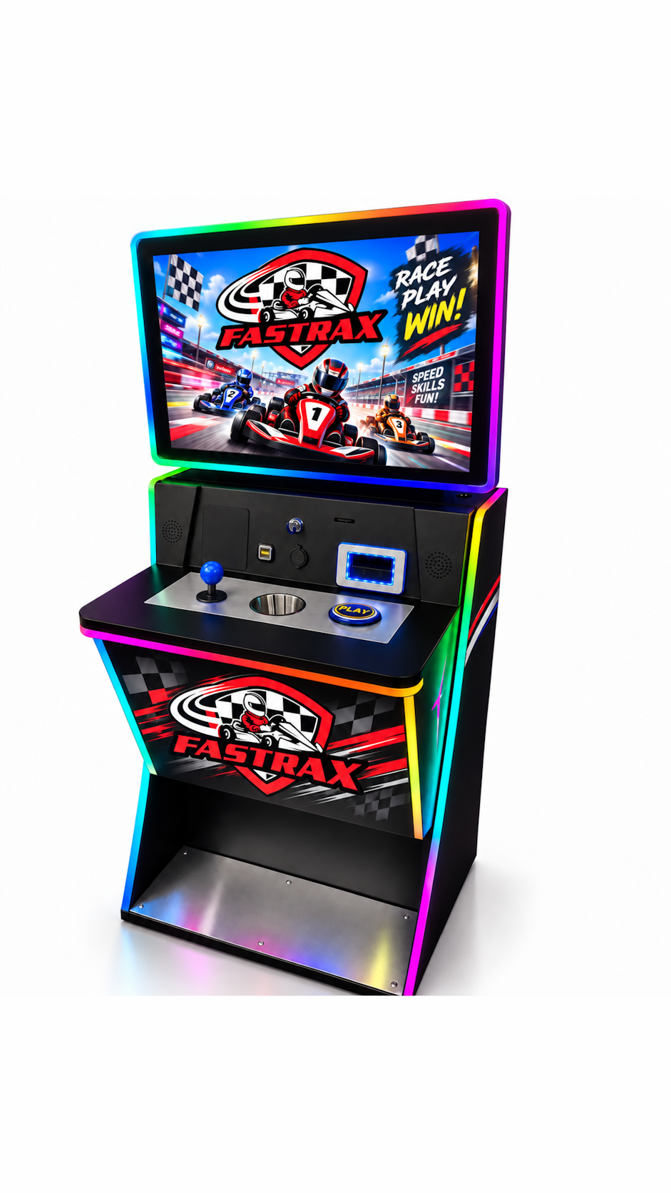 27 inch custom branded commercial arcade cabinet